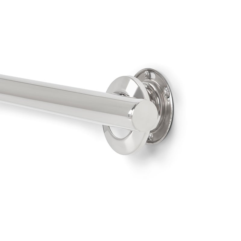 Seachrome 18-inch Coronado Designer Straight Bathroom Shower Grab Bar, Stainless Steel, Polished Chrome - Image 4